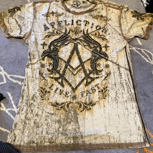 Affliction t-shirt rare sematary y2k
